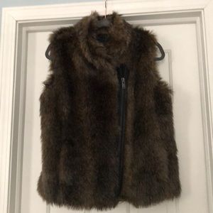 Banana Republic Faux Fur Vest